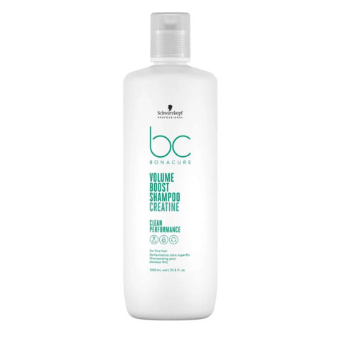 Schwarzkopf BC Bonacure Volume Boost Shampoo Creatine 1000ml - Volume boost shampoo for fine hair