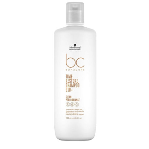 Schwarzkopf BC Bonacure Time Restore Conditioner Q10+ 1000ml - mature hair conditioner