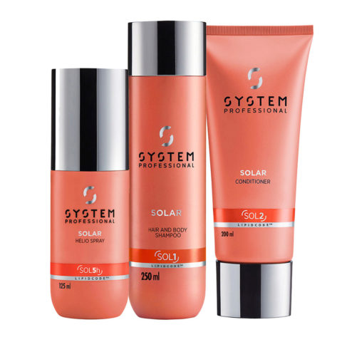 System Professional Solar Helio125ml Shampoo250ml Conditioner200ml