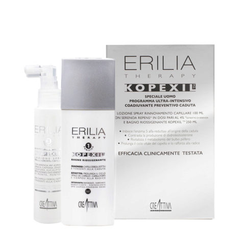 Creattiva Erilia Kopexil Set  Lotion 100ml Reoxygenating Bath 250ml