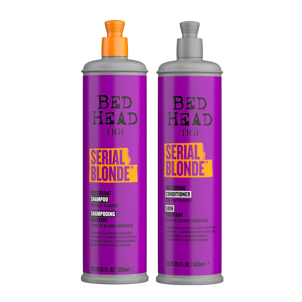 Tigi Bed Head Serial Blonde Shampoo 600ml Conditioner 600ml