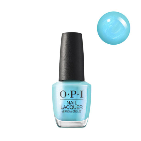 OPI Nail Lacquer Summer NLB007 Sky True to Yourself 15ml - sparkling blue nail polish