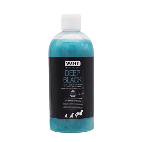 Wahl Pro Pet Deep Black Shampoo 500ml -  glossy finish shampoo