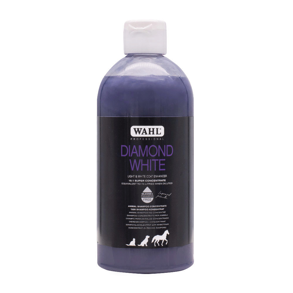 Wahl Pro Pet Diamond White Shampoo 500ml - shampoo for white or light-coloured hair