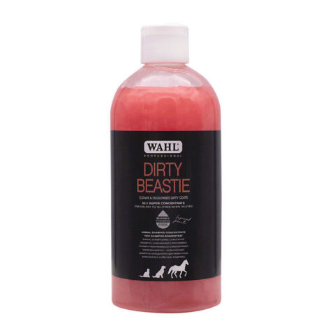 Wahl Pro Pet Dirty Beastie Shampoo 500ml - Shampoo for  dirty and dense coats.