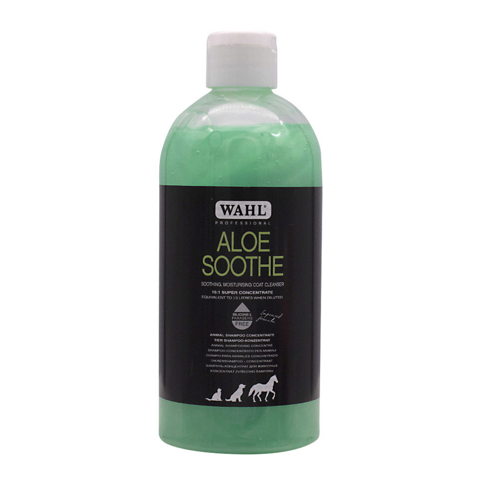 Wahl Pro Pet Aloe Soothe Shampoo 500ml - concentrated aloe shampoo for pets