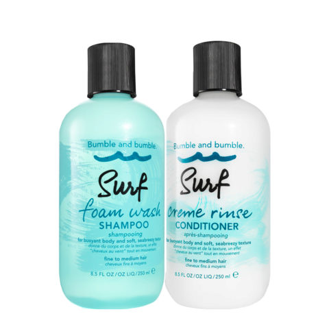 Bumble And Bumble Surf Foam Wash Shampoo 250ml Creme Rinse Conditioner 250ml