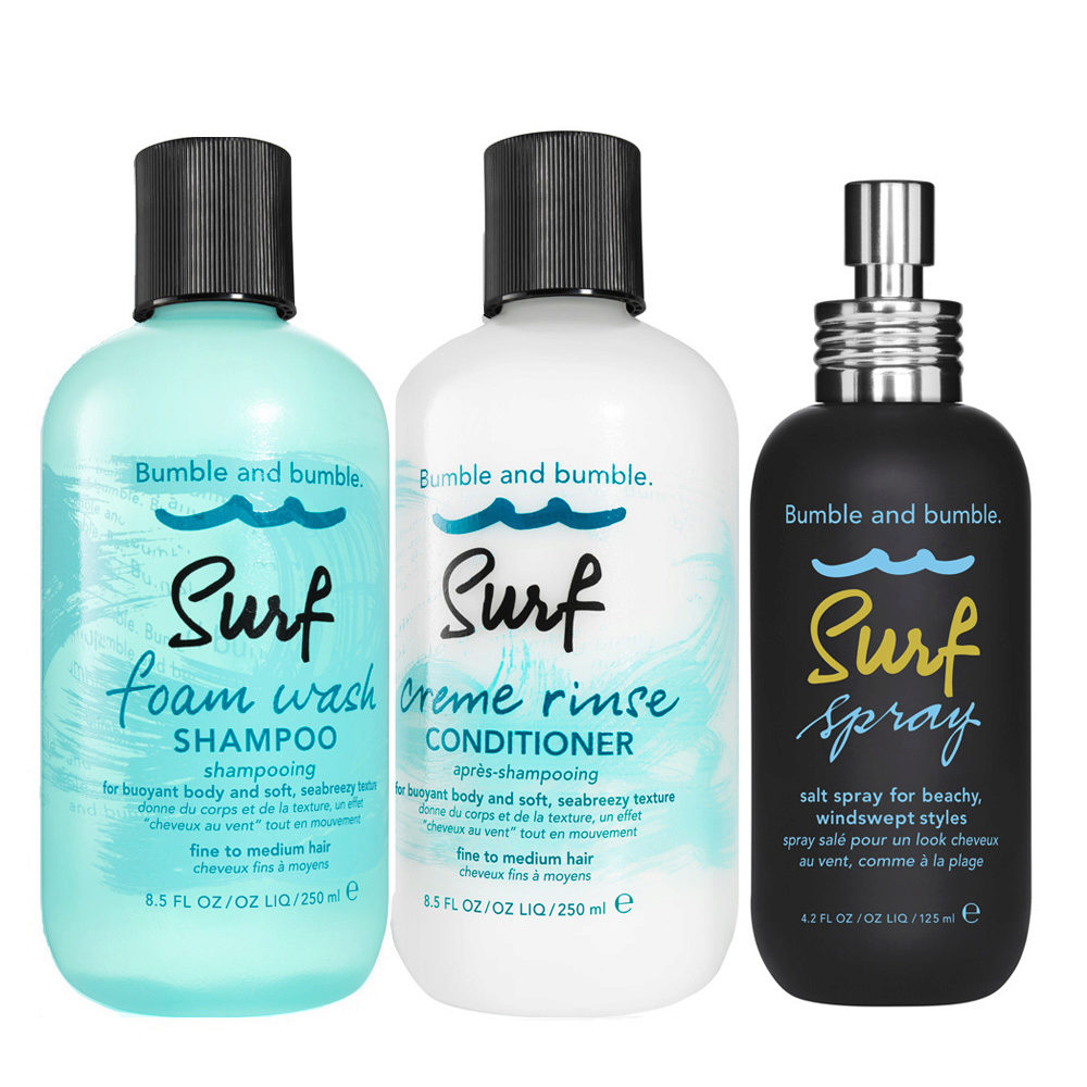 Bumble and bumble. Surf Shampoo 250ml Conditioner 250ml Spray 125ml