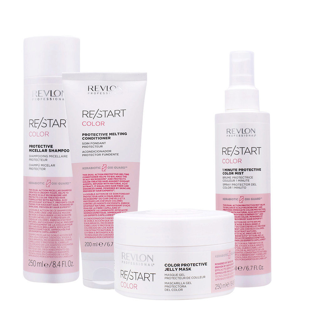 Revlon Hair Gallery Micellar Restart | Shampoo250ml Spray Protective Protector200ml Conditioner200ml Color Mask200ml