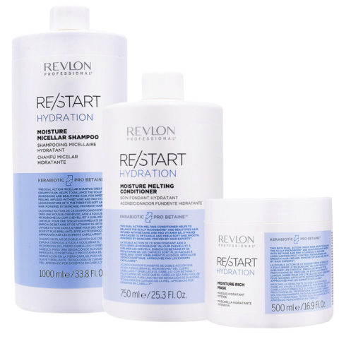 Revlon Restart Hydration Moisture Rich Mask 500ml | Hair Gallery | Haarmasken