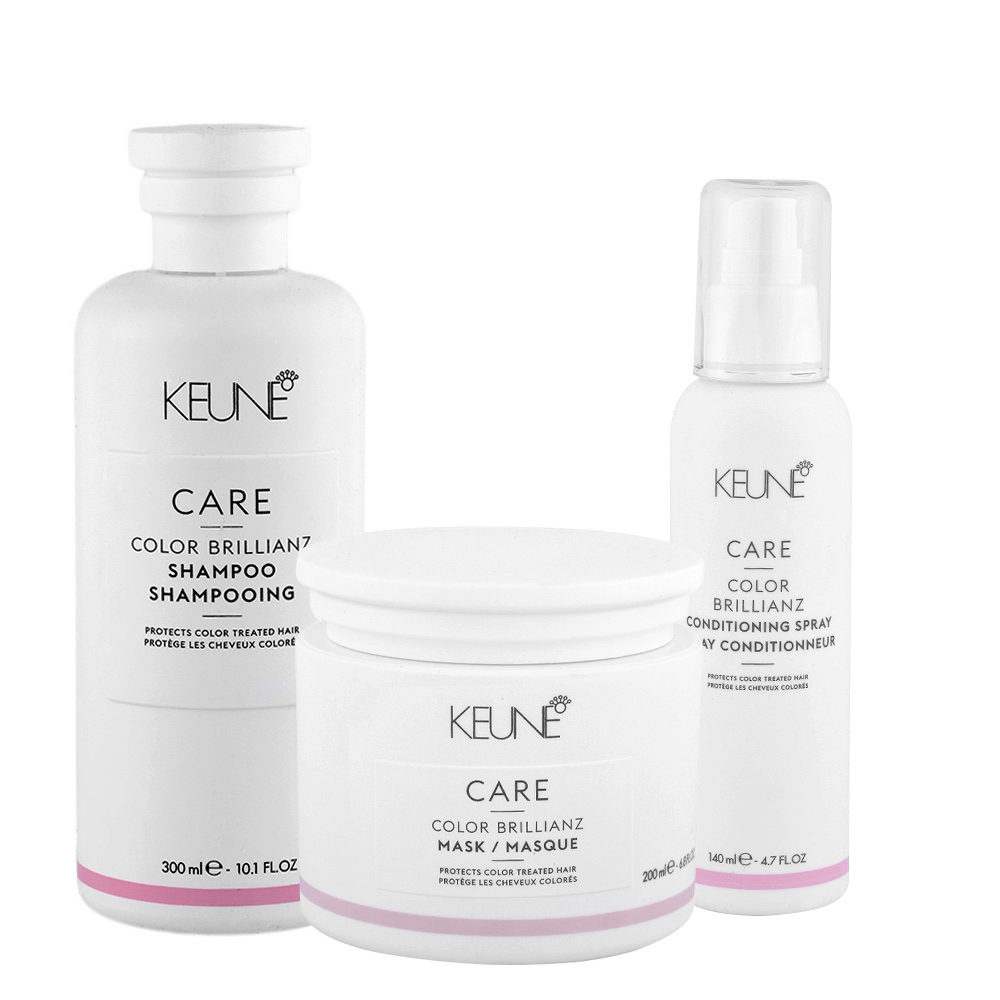 Keune Care Line Color Brillianz Shampoo300ml Conditioning Spray140ml Mask200ml