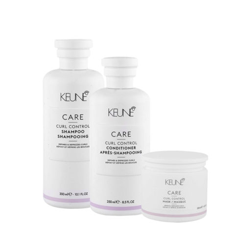 Keune Care Line Curl Control Shampoo300ml Conditioner250ml Mask200ml