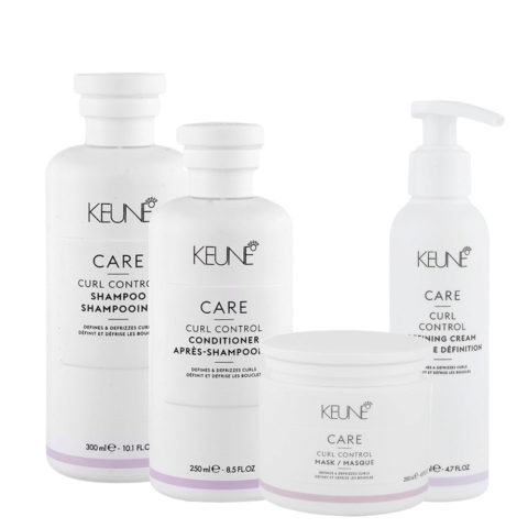 Keune Care Line Curl Control Shampoo300ml Conditioner250ml Mask200ml Defining Cream140ml