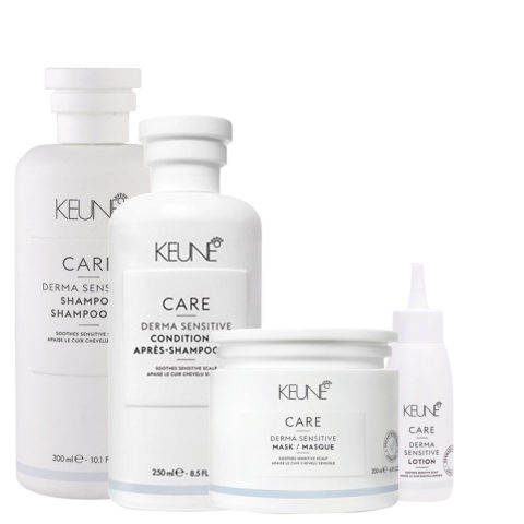 Keune Care Line Derma Sensitive Shampoo300ml Conditioner250ml Mask200ml Lotion75ml