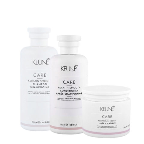 Keune Care Line Keratin Smooth Shampoo300ml Conditioner250ml Mask200ml