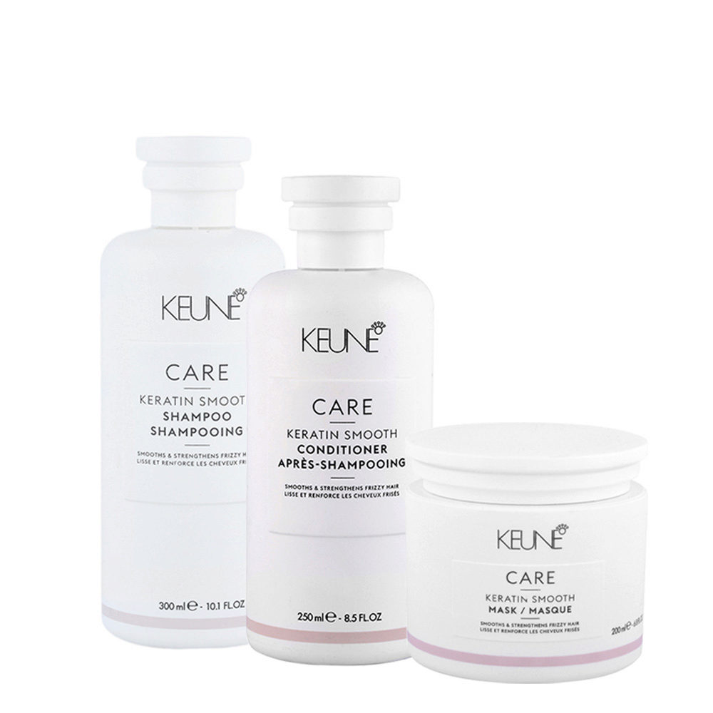 Keune Care Line Keratin Smooth Shampoo300ml Conditioner250ml Mask200ml