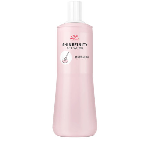Wella Shinefinity Base Activator Brush 2% 1000ml - oxygen activator for bowl