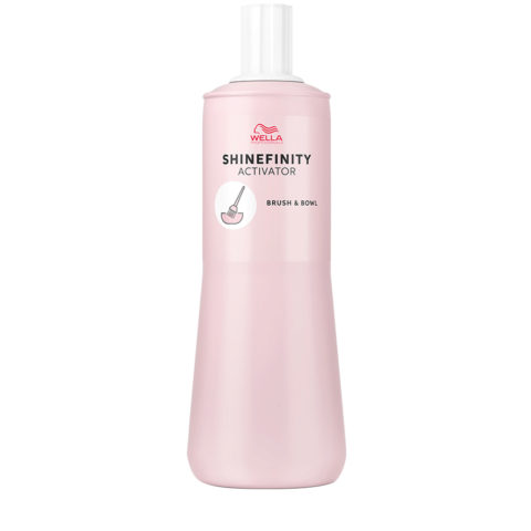 Wella Shinefinity Base Activator Brush 2% 1000ml - oxygen activator for bowl