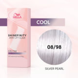 Wella Shinefinity Silver Pearl 08/98 Light Cendré Pearl Blonde 60ml  - demi-permanent color