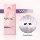 Wella Shinefinity Silver Pearl 08/98 Light Cendré Pearl Blonde 60ml  - demi-permanent color