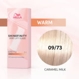 Wella Shinefinity Caramel Milk 09/73 Very Light Golden Sand Blond 60ml - demi-permanent color