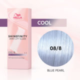 Wella Shinefinity Blue Pearl 08/8 Light Pearl Blonde 60ml- demi-permanent color