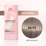 Wella Shinefinity Deep Walnut 06/07 Dark Blonde Natural Sand 60ml - demi-permanent color