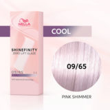 Wella Shinefinity Pink Shimmer 09/65 Very Light Violet Mahogany Blonde 60ml - demi-permanent color