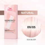 Wella Shinefinity Silk Blush 09/05 Very Light Natural Mahogany Blonde 60ml - demi-permanent color