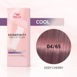 Wella Shinefinity Deep Cherry 04/65 Medium Violet Brown 60ml - demi-permanent color