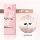 Wella Shinefinity Beige Sand 09/07 Very Light Natural Sand Blonde 60ml - demi-permanent color