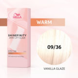 Wella Shinefinity Vanilla Glaze 09/36 Very Light Blonde Natural Violet 60ml- demi-permanent color