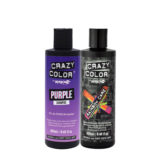 Crazy Color Shampoo Purple 250ml Deep Conditioner for colored hair 250ml + Free Shopper