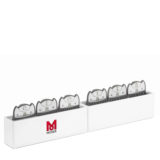 Moser Box Magnetic Premium - box with 6 magnetic attachment-combs of 1,5/3/4,5/6/9/12 mm