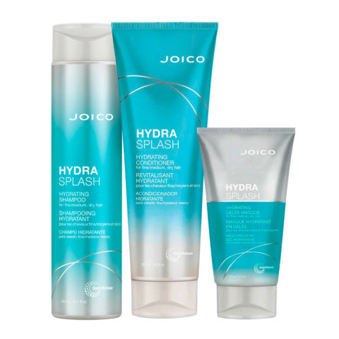 Joico Hydrasplash Hydrating Shampoo 300ml Conditioner 250ml Mask 150ml