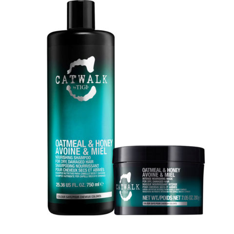 Tigi Catwalk Oatmeal & Honey Shampoo 750ml Mask 200gr