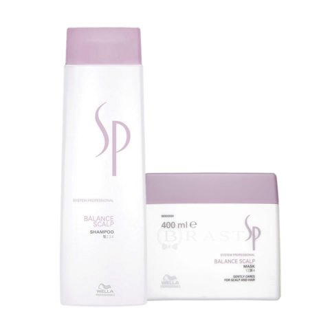 Wella SP Balance Scalp Shampoo 250ml Scalp Mask 400ml