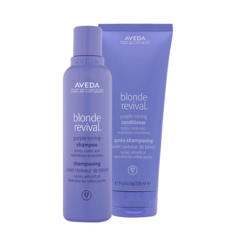 Aveda Blonde Revival Purple Toning Shampoo 200ml Conditioner 200ml