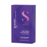 Alfaparf Milano Semi di Lino Blonde Anti Yellow Low Shampoo 250ml - mild anti-yellow shampoo