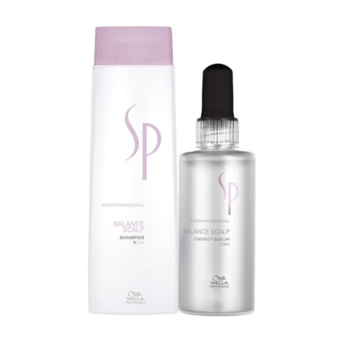 Wella SP Balance Scalp Shampoo 250ml Energy Serum 100ml