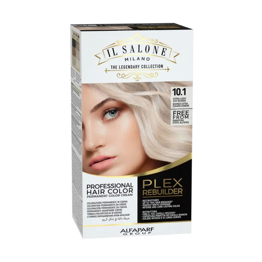 Alfaparf Milano Il Salone Plex Rebuilder Color Kit 10.1 Extralight Ashblonde - permanent colouring cream