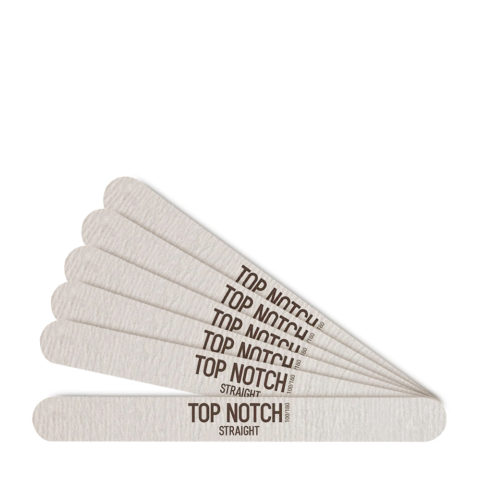 Mesauda Top Notch file Straight Zebra 6pcs. - grit file 100/180