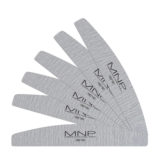 Mesauda MNP Zebra Curved File 180/180 6pcs - curved nail file