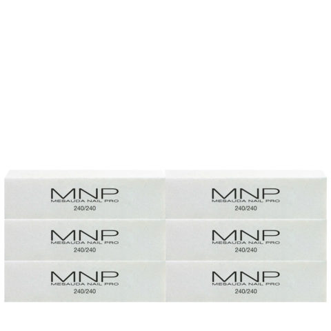 Mesauda MNP Buffer Block Grit 240/240 6pcs-  buffer block for manicure and pedicure