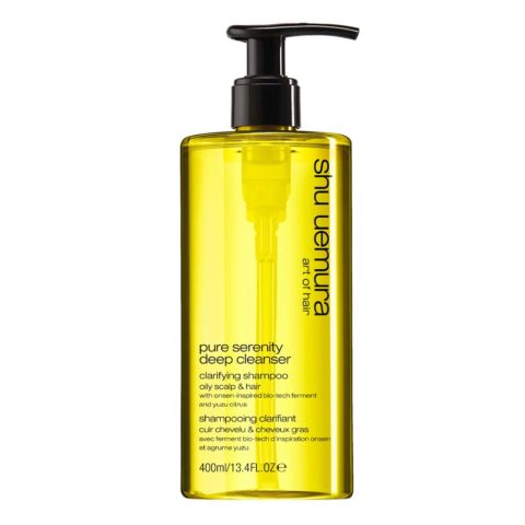 Shu Umeura Deep Cleansers Pure Serenity Shampoo 400ml - shampoo for oily scalp and hair
