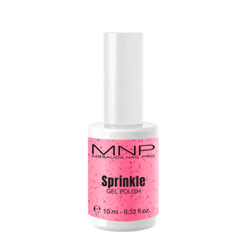 Mesauda MNP Sprinkle Gel Polish 101 Frizzy Pazzy 10ml - semipermanent nail polish with sprinkled effect