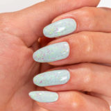 Mesauda MNP Sprinkle Gel Polish 103 Mint Sundae 10ml - semipermanent nail polish with sprinkled effect