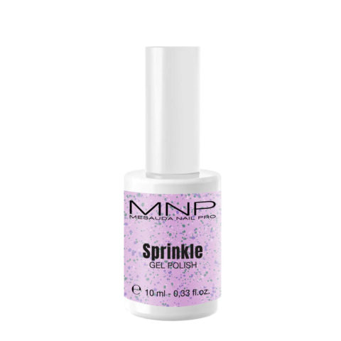 Mesauda MNP Sprinkle Gel Polish 104 Cake Pop 10ml -  semipermanent nail polish with sprinkled effect