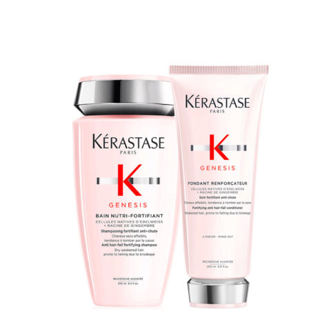 Kerastase Genesis Bain Nutri Fortifiant 250ml Fondant Renforcateur 200ml