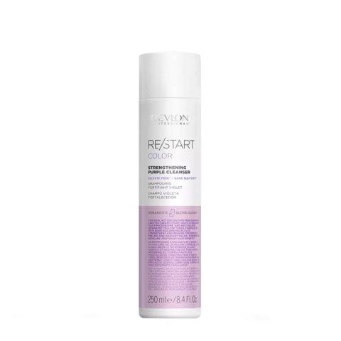 Revlon Restart Strengthening Purple Cleanser 250ml - shampoo for blond hair